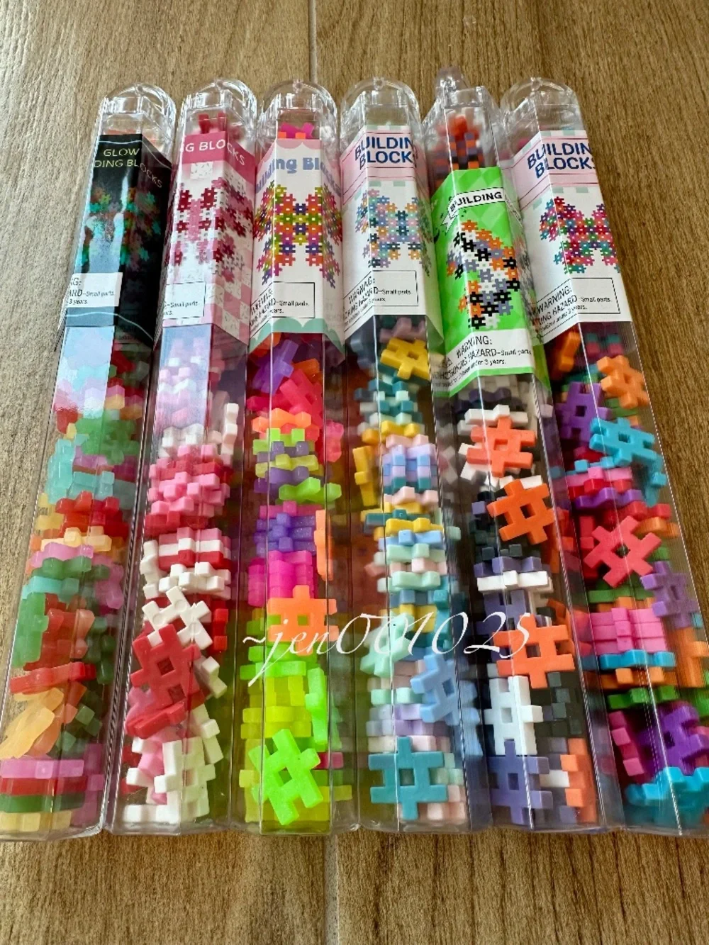 6 Sets Target Hashtag Building Blocks Multicolor Variety